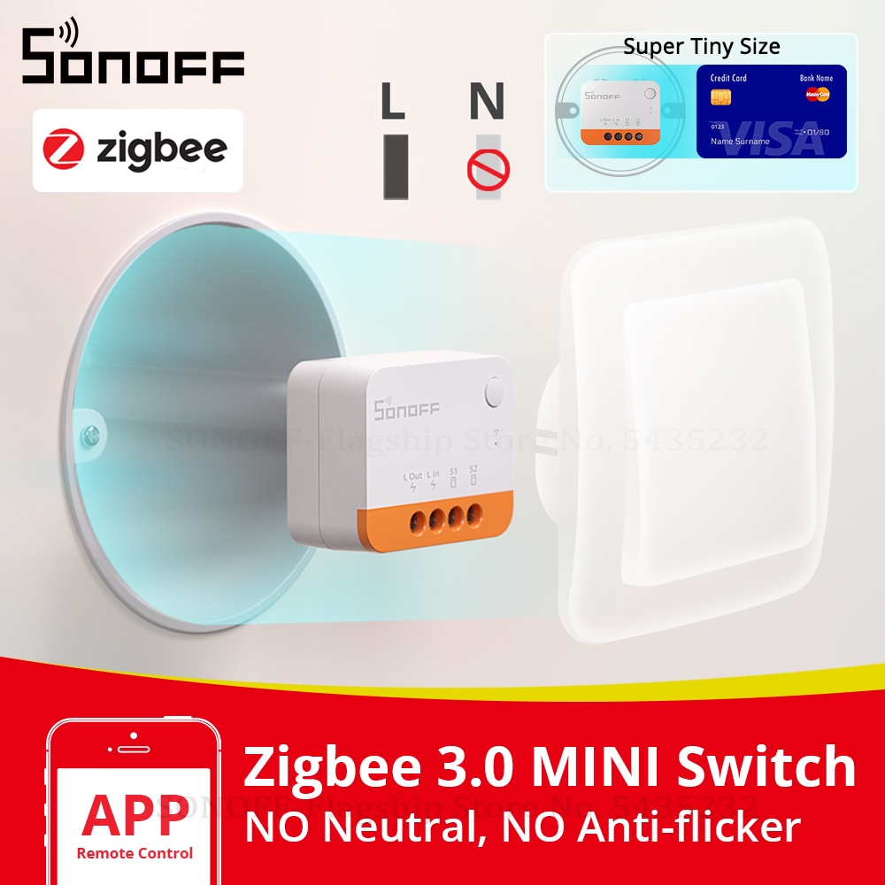 Sonoff Basic Switch - SONOFF ZBMINI-L Không Trung Lập Dây
