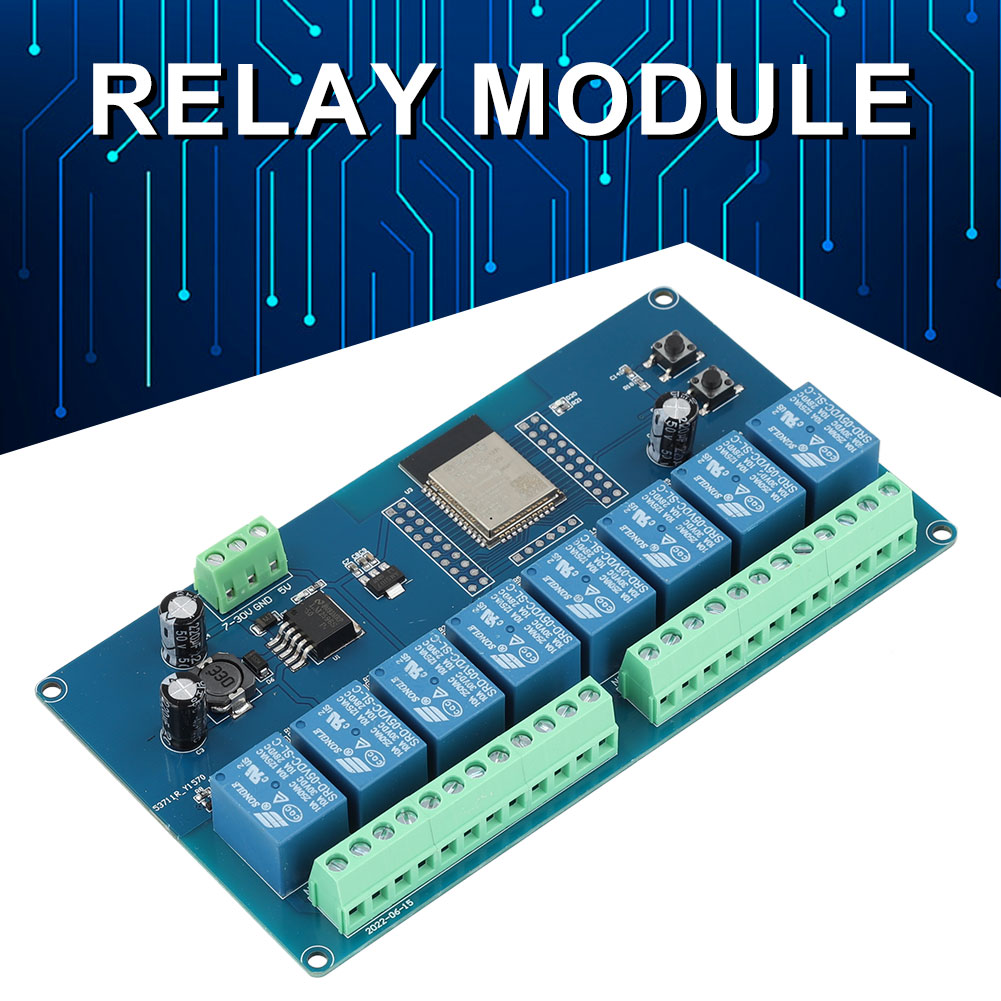 ESP32 1/2/8 Channel Power Supp - đánh giá và giá Relay 8 Channel Board
