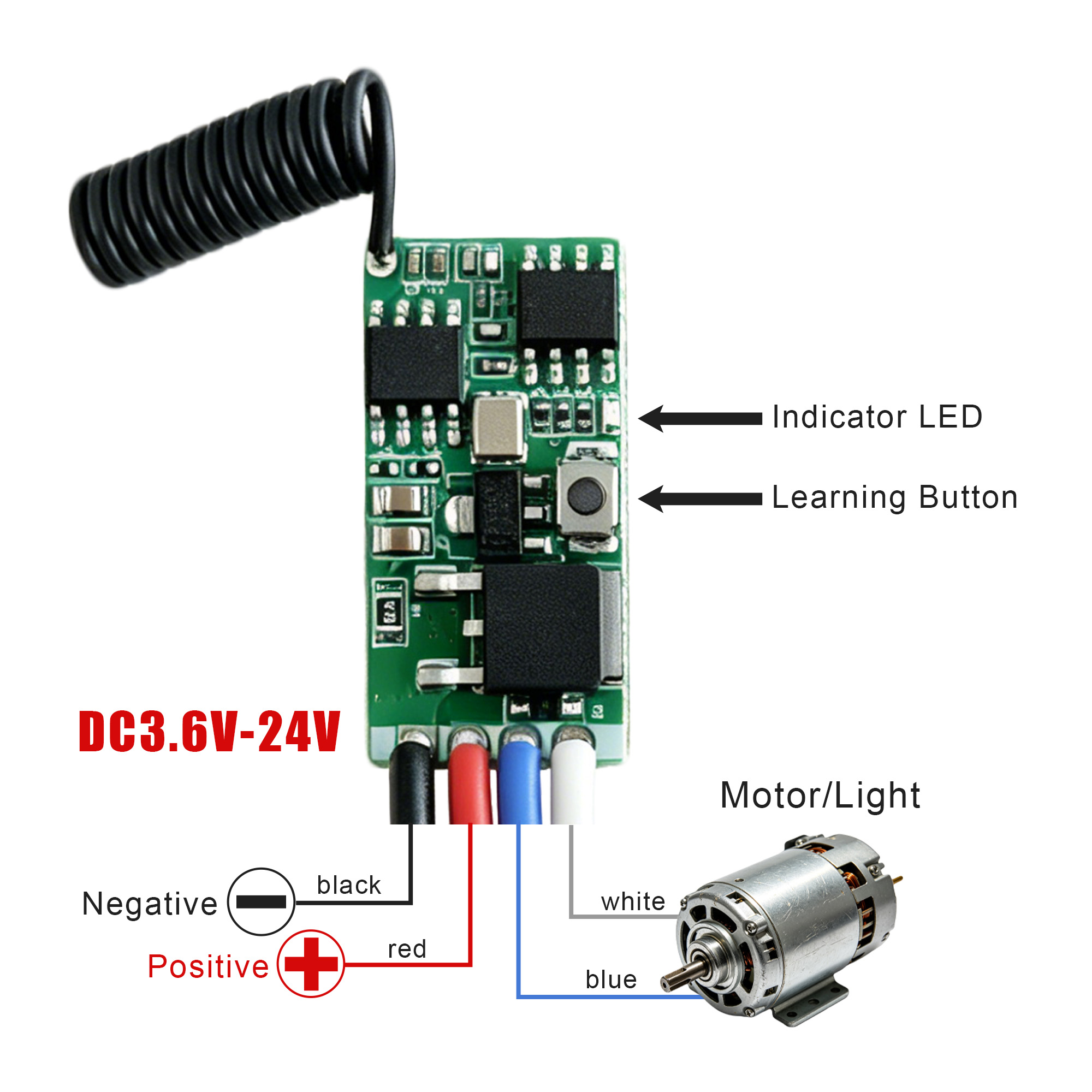 DC 3.7V-24V 433MHz Mini Wirele - đánh giá và giá 433Mhz Receiver Module