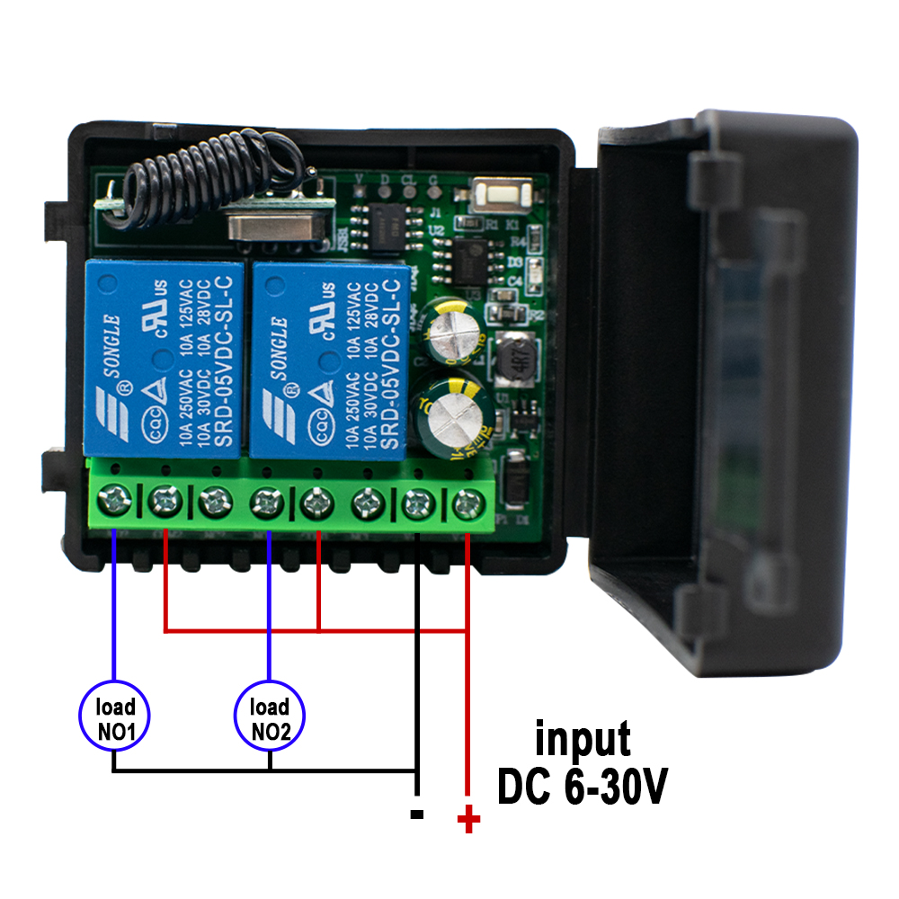 1~10pcs 2 Channel 433MHz RF Re - đánh giá và giá 433Mhz Receiver Module