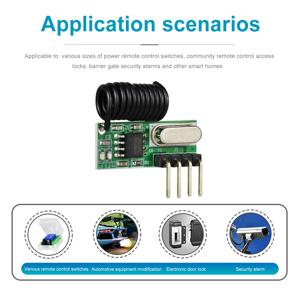 315MHz/433MHz RF Wireless Modu - đánh giá và giá 433Mhz Receiver Module