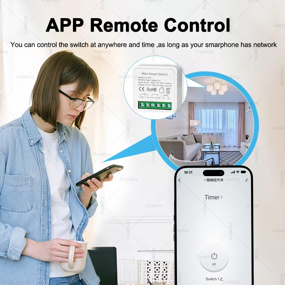 16A Zigbee 3.0 Mini Smart DIY  - đánh giá và giá Smart Home Automation Diy
