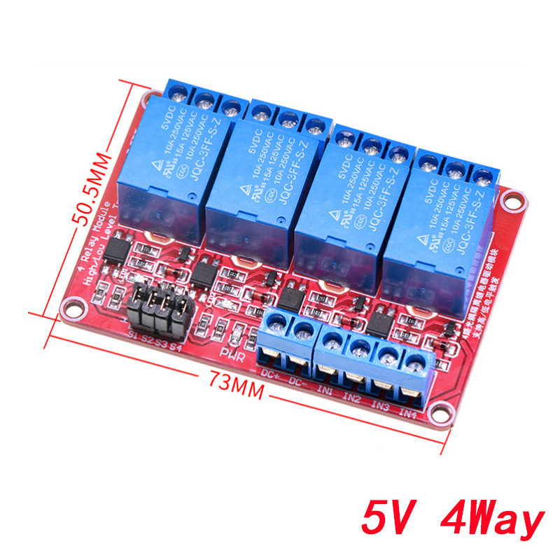 1 2 4 6 8 Channel 5V 12V 24V R - đánh giá và giá Relay 8 Channel Board