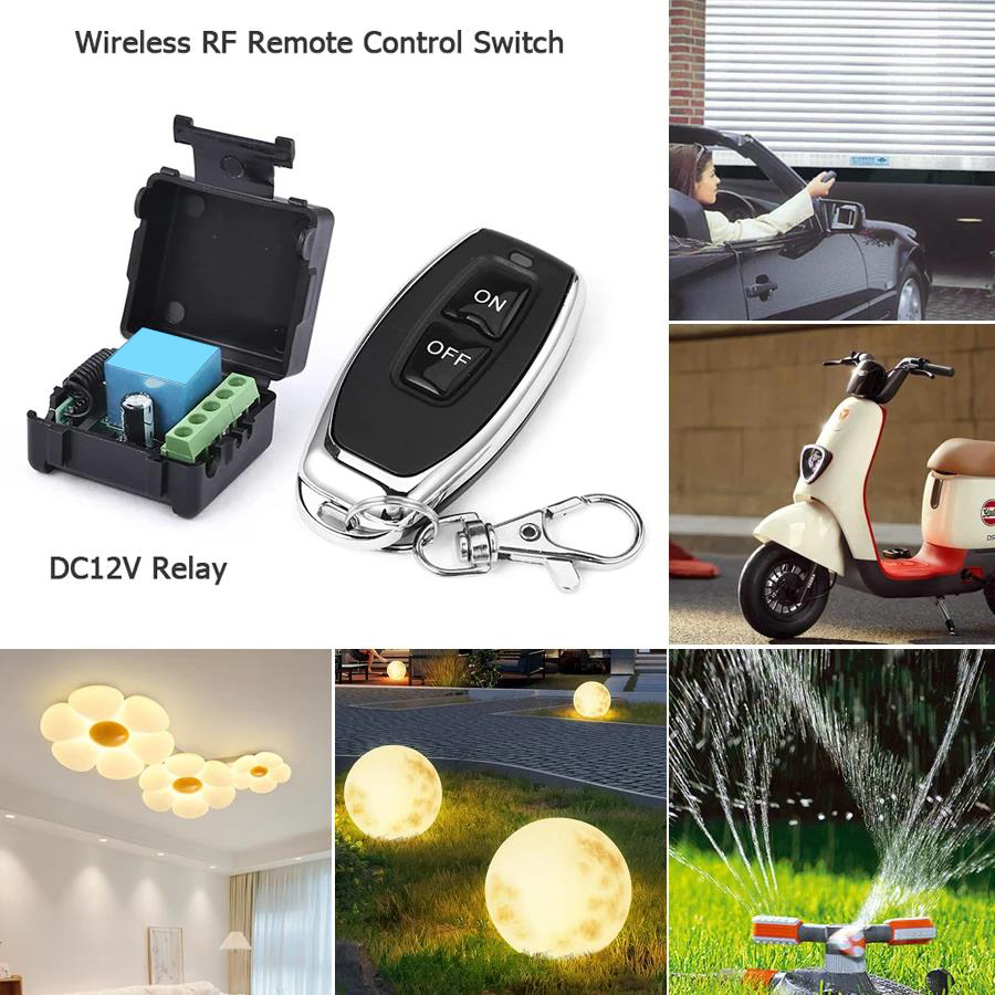 DC 12V 433Mhz RF Remote Contro - đánh giá và giá 433Mhz Receiver Module