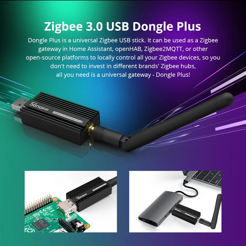 Sonoff Zigbee 3.0 Usb Dongle P - đánh giá và giá Zigbee Coordinator Stick