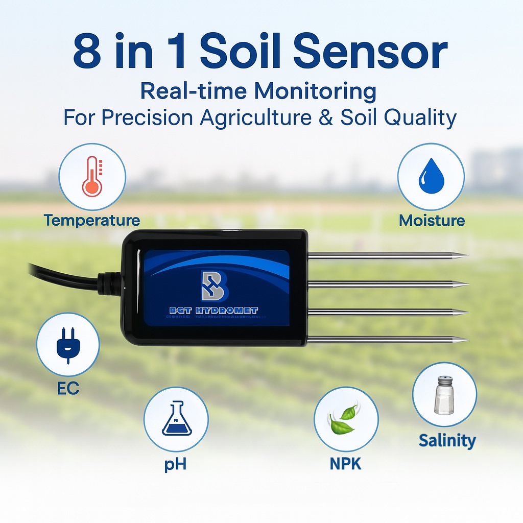 8 in 1 Digital Soil Sensor And - đánh giá và giá Temperature Humidity Sensor