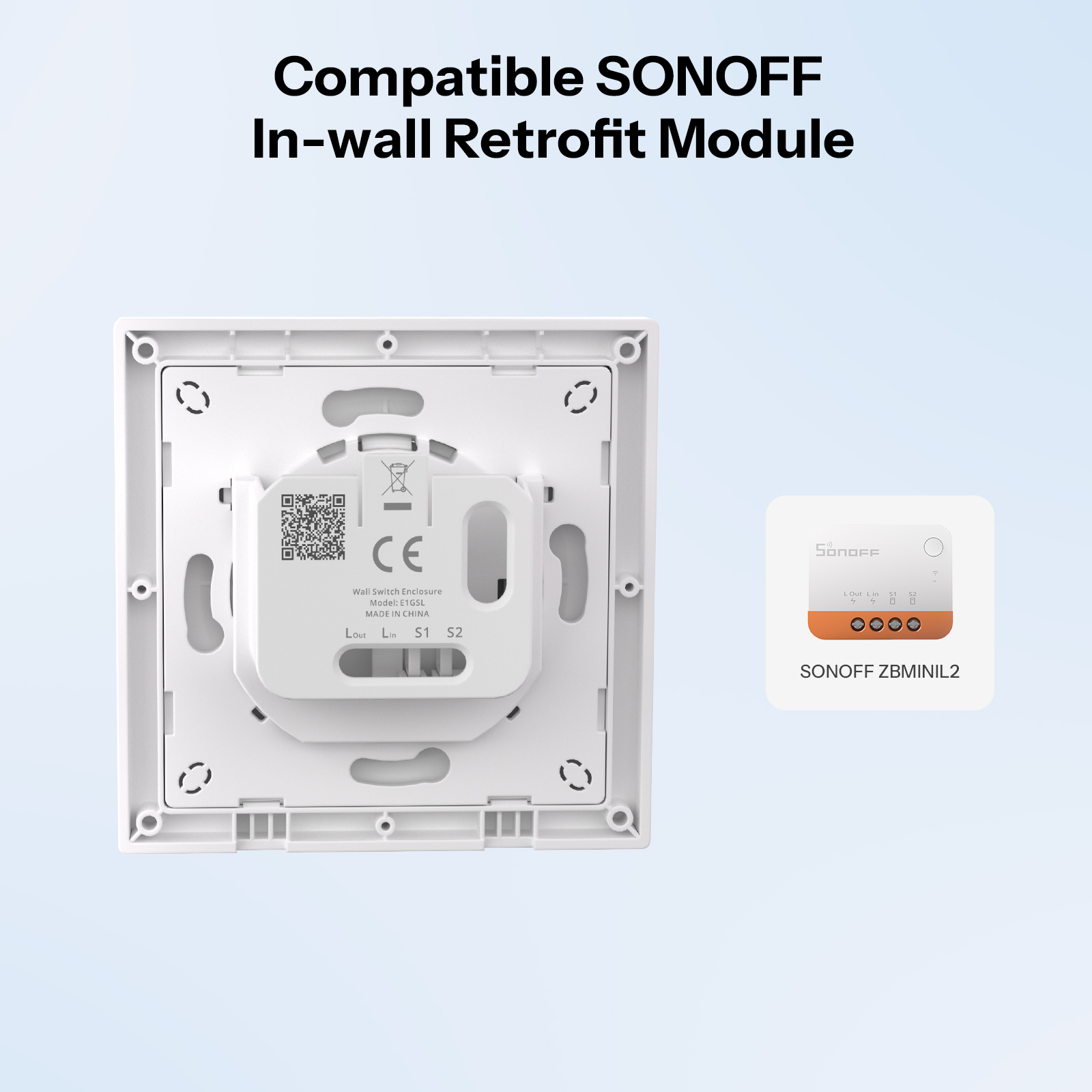SONOFF E1GSL Wall Switch Enclo - đánh giá và giá Sonoff Basic Switch