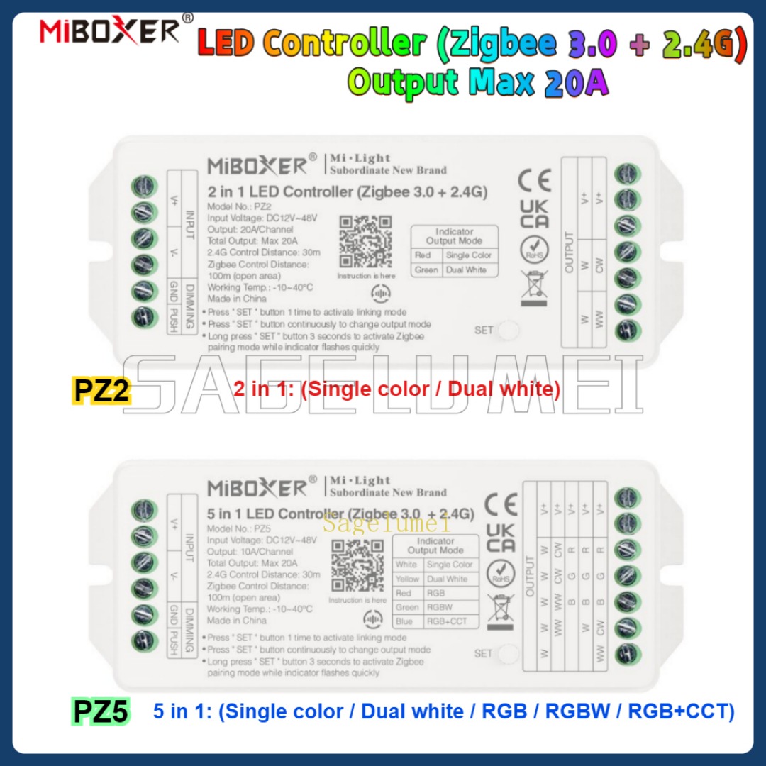 2IN1-PZ2/ 5IN1-PZ5 Miboxer DC1 - đánh giá và giá Zigbee Coordinator Stick