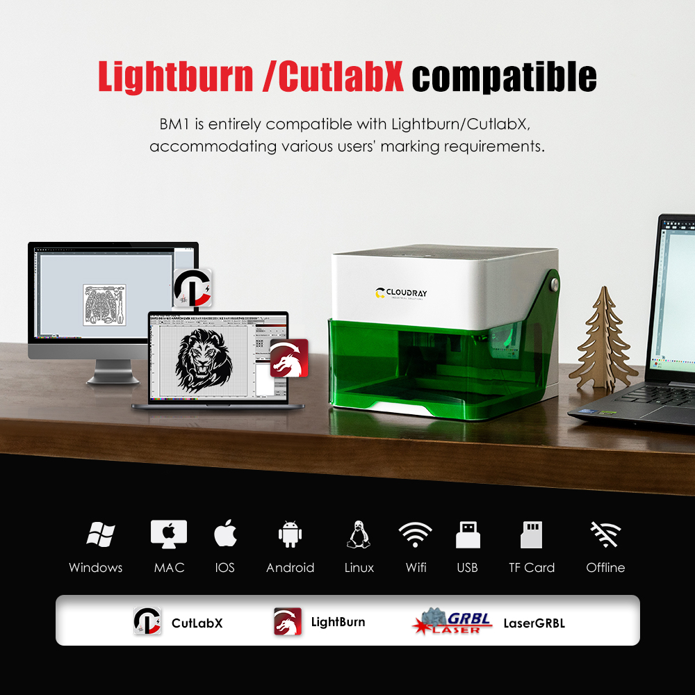 Cloudray 5000mw CNC Mini Laser - đánh giá và giá Diy Automation