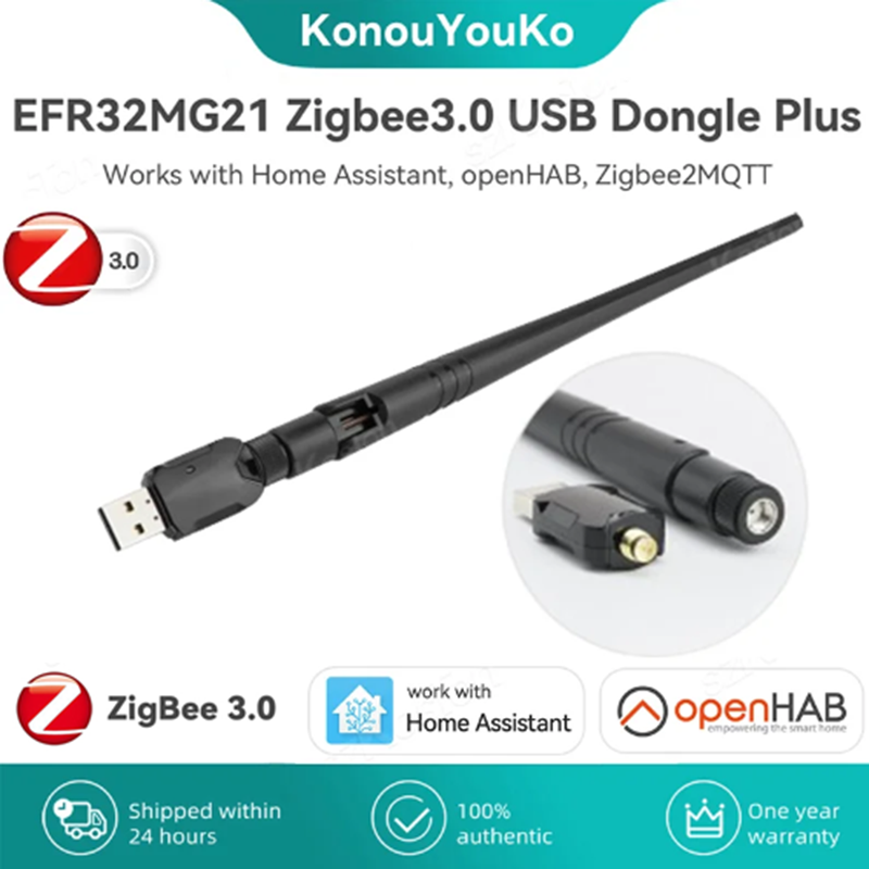 ZigBee 3.0 USB Dongle Plus-E U - đánh giá và giá Zigbee Coordinator Stick