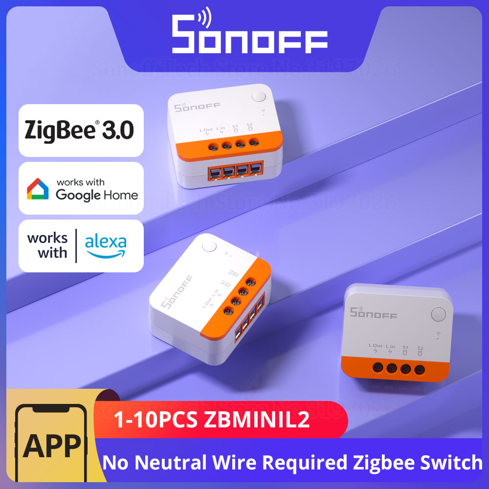 1-10PCS SONOFF ZBMINIL2 Zigbee - đánh giá và giá Sonoff Basic Switch