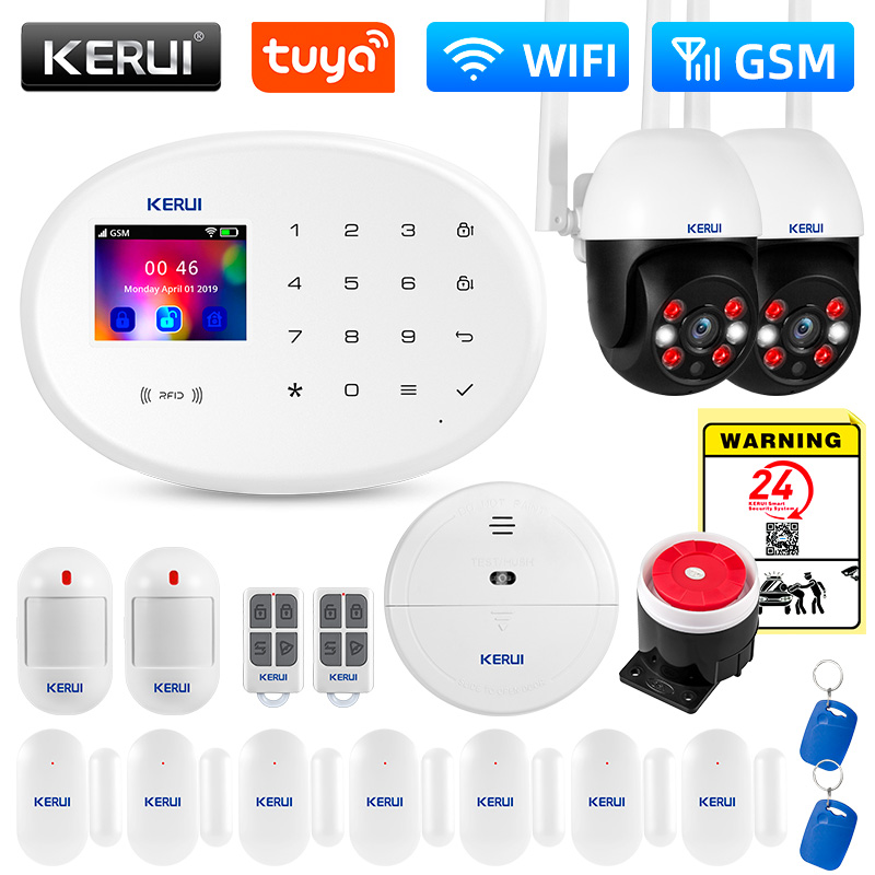 KERUI W202 WIFI GSM Alarm Syst - đánh giá và giá Smart Home Automation Diy