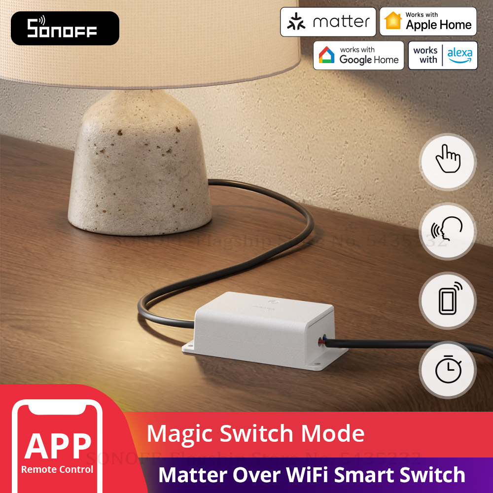 SONOFF BASIC-1GS Gen5 Matter W - đánh giá và giá Sonoff Basic Switch