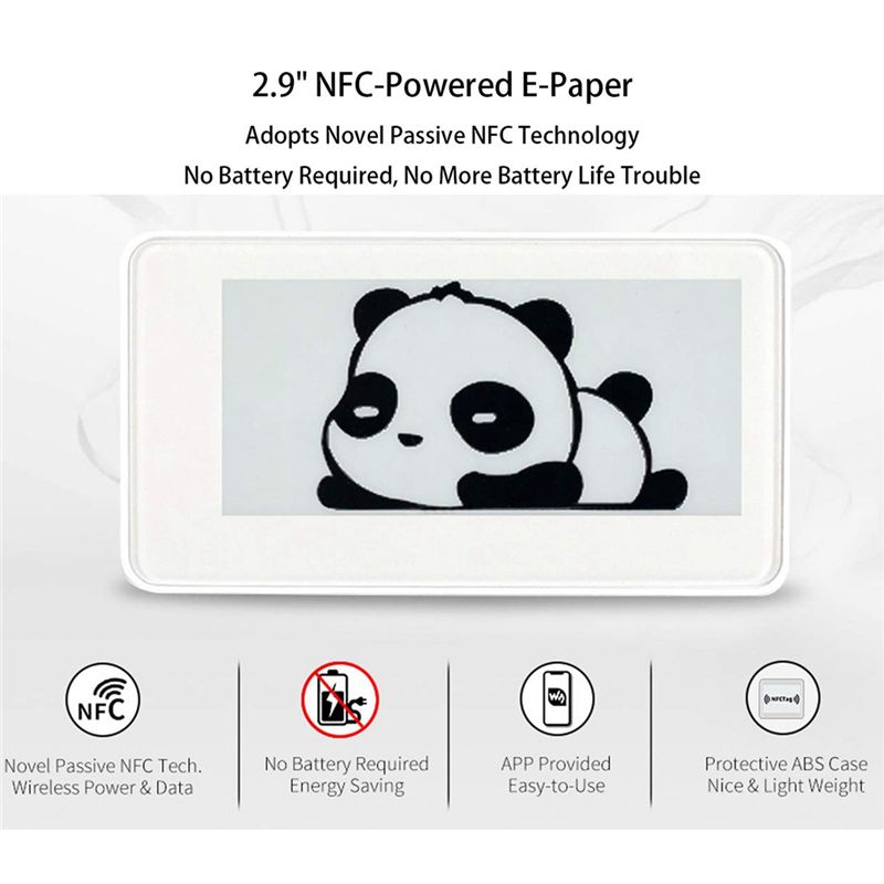 A49T  2.9 Inch Wireless NFC-Po - đánh giá và giá Display Epaper 2.9
