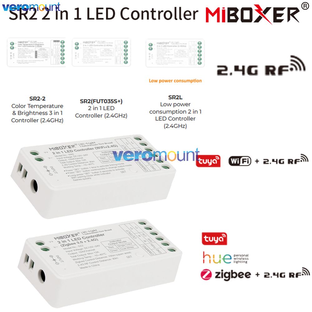 MiBoxer SR2 2.4G RF 2 in 1 SR2 - đánh giá và giá Zigbee Coordinator Stick