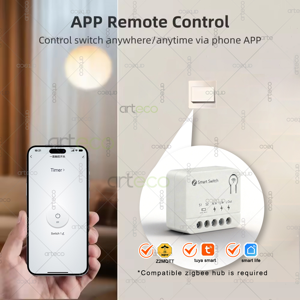 10A Zigbee Mini Smart Switch M - đánh giá và giá Smart Home Automation Diy
