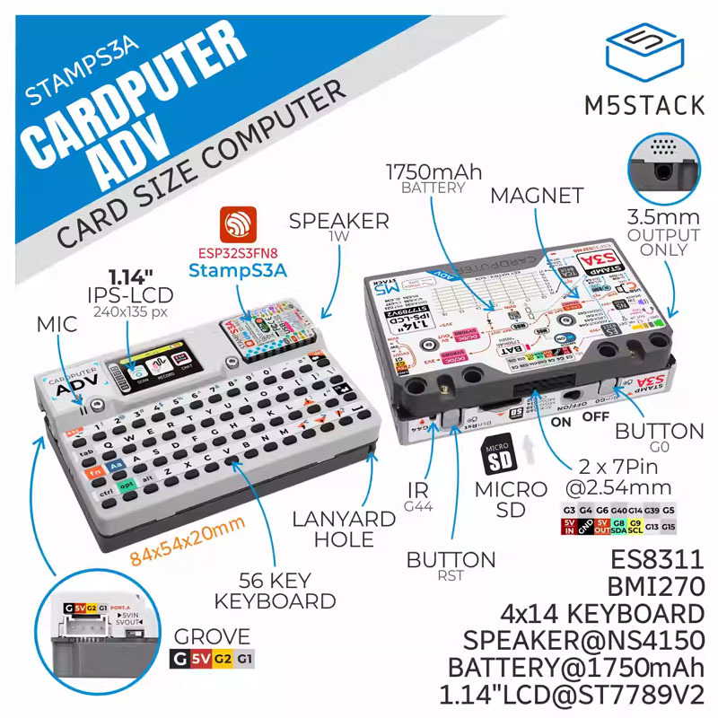 M5Stack Cardputer Adv Programm - đánh giá và giá Iot Diy Home Automation